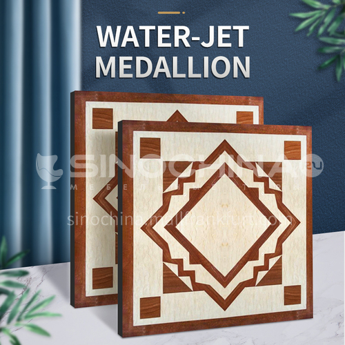 Modern high-end design natural marble stone medallion W-JS3210